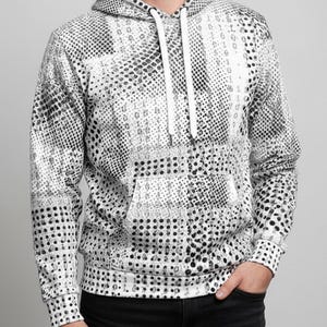 Anti-Surveillance Hoodie: Anti-AI Glitch Camo, Adversarial Privacy Fashion