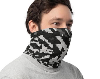 Polaina de cuello con fallas de pata de gallo, antivigilancia adversarial