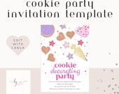 Cookie Party Invite Template