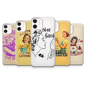 It Women Case Strong Women Cover for iPhone 17Pro, 16, 15, 14, 13, 12, Samsung S25, S24, S23Fe, S22, A16, A26, A56, Pixel 10, 9Pro