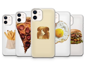 Food Case Junk Food Cover for iPhone 17Pro, 16, 15, 14, 13, 12, Samsung S25, S24, S23Fe, S22, A16, A26, A56, Pixel 10, 9Pro