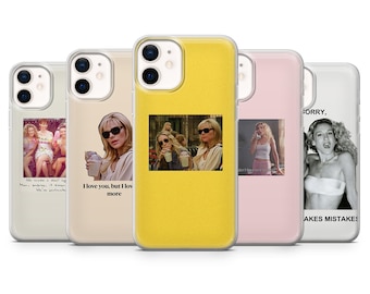 SATC Case Cool Girl Cover for iPhone 17Pro, 16, 15, 14, 13, 12, Samsung S25, S24, S23Fe, S22, A16, A26, A56, Pixel 10, 9, 9Pro, 8