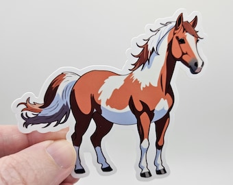 Paint Horse Vinyl Sticker: Weatherproof Western Decal