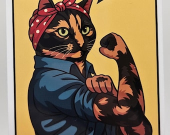 Tortoiseshell Cat Sticker – Torties Do It Better