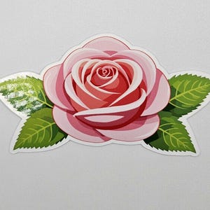 Elegant Rose | Weatherproof Vinyl sticker