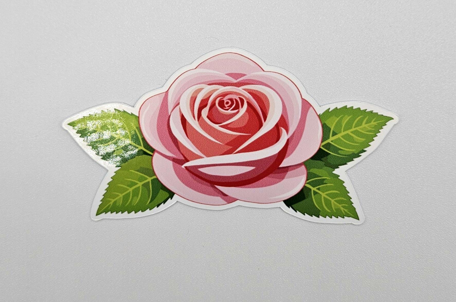 Elegant Rose | Weatherproof Vinyl sticker