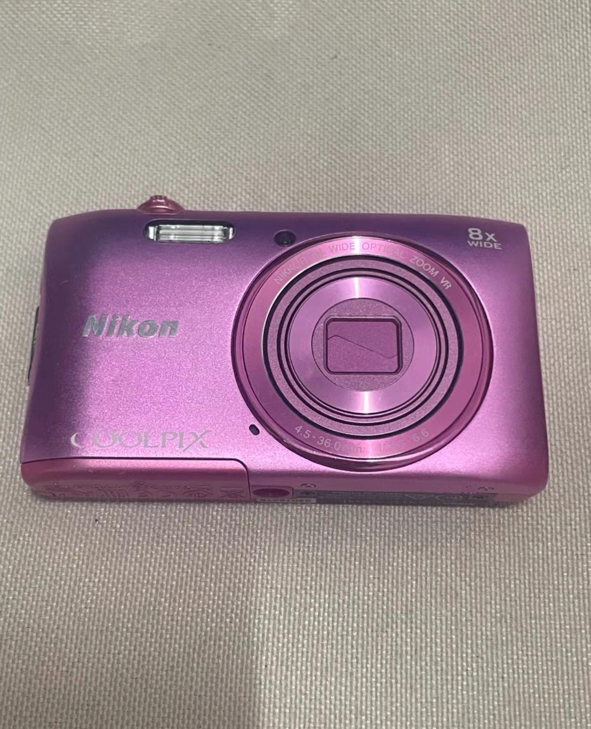 NIKON COOLPIX S3600 ! Pink Vintage Digital Camera - Etsy