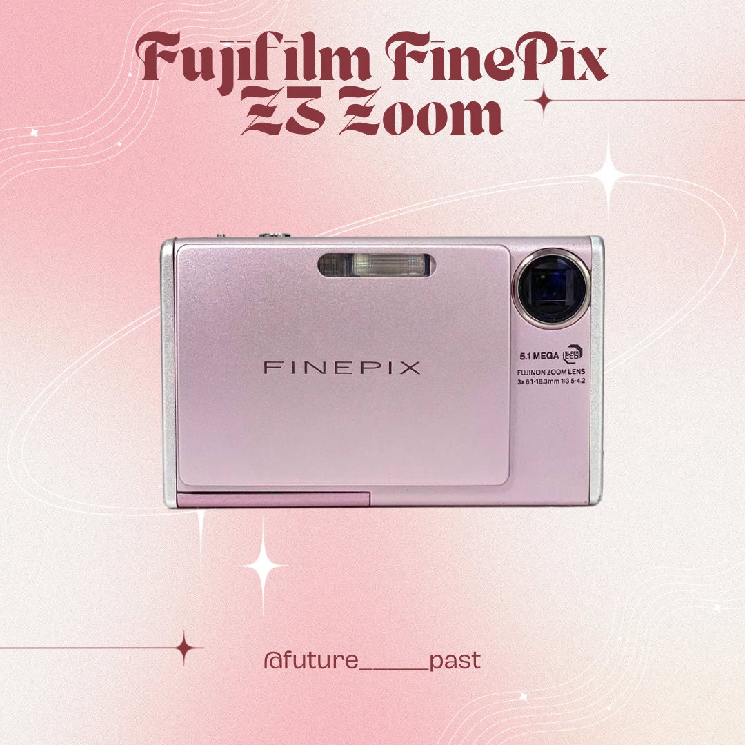 Fujifilm Finepix Z3 Zoom | Pink | Vintage Digital Camera - Etsy