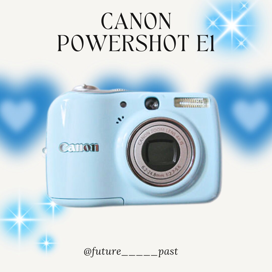 Canon Powershot E1 Super Rare Boxed! Baby Blue Israel
