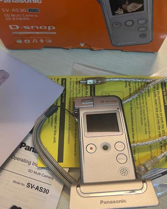 Panasonic D-snap SV-AS10 ! Super Rare! New in Boxed With