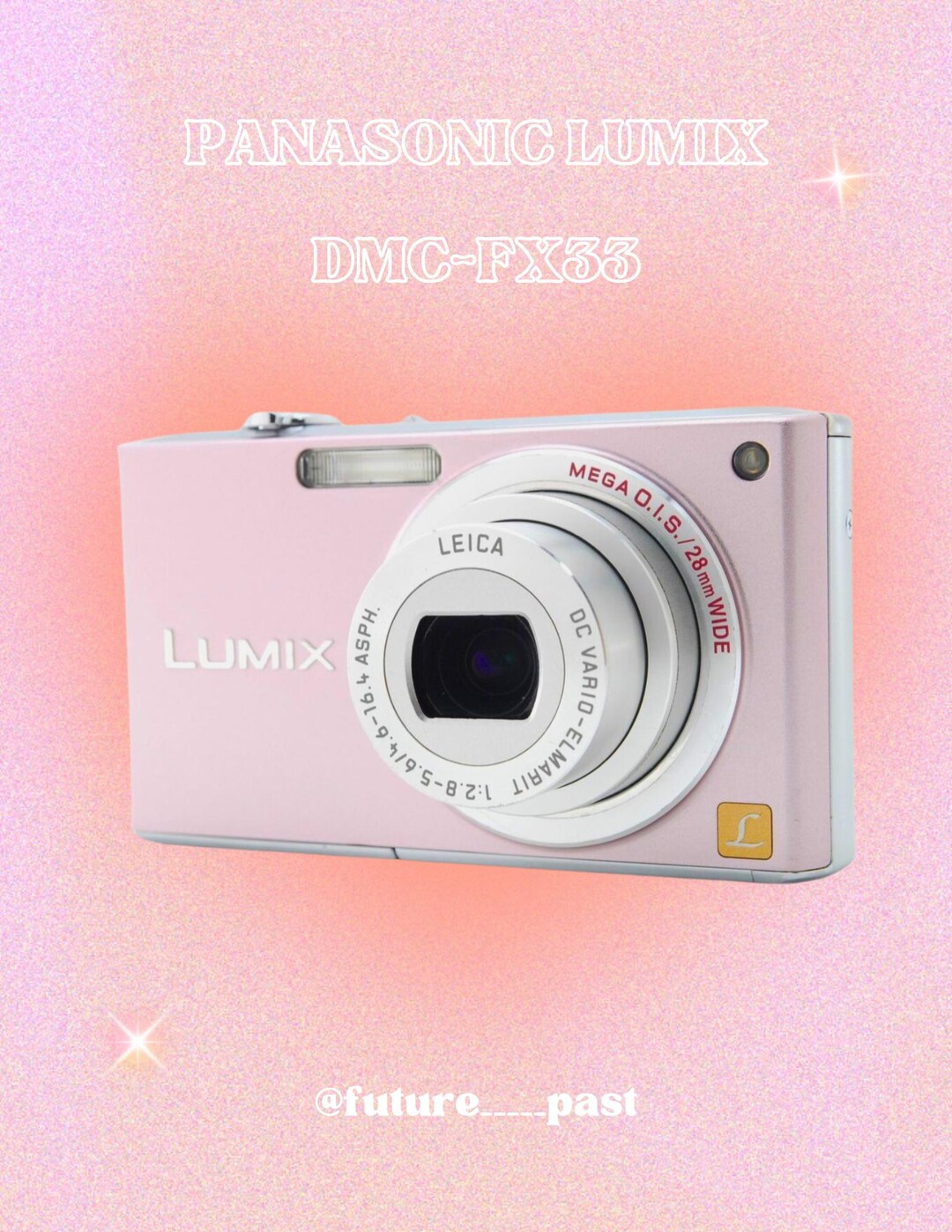 Panasonic デジタルカメラ DMC-FX33 ピンク