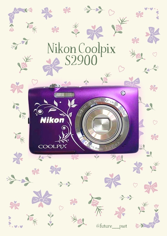 Nikon Coolpix S2900! Purple! Rare Design! - Etsy