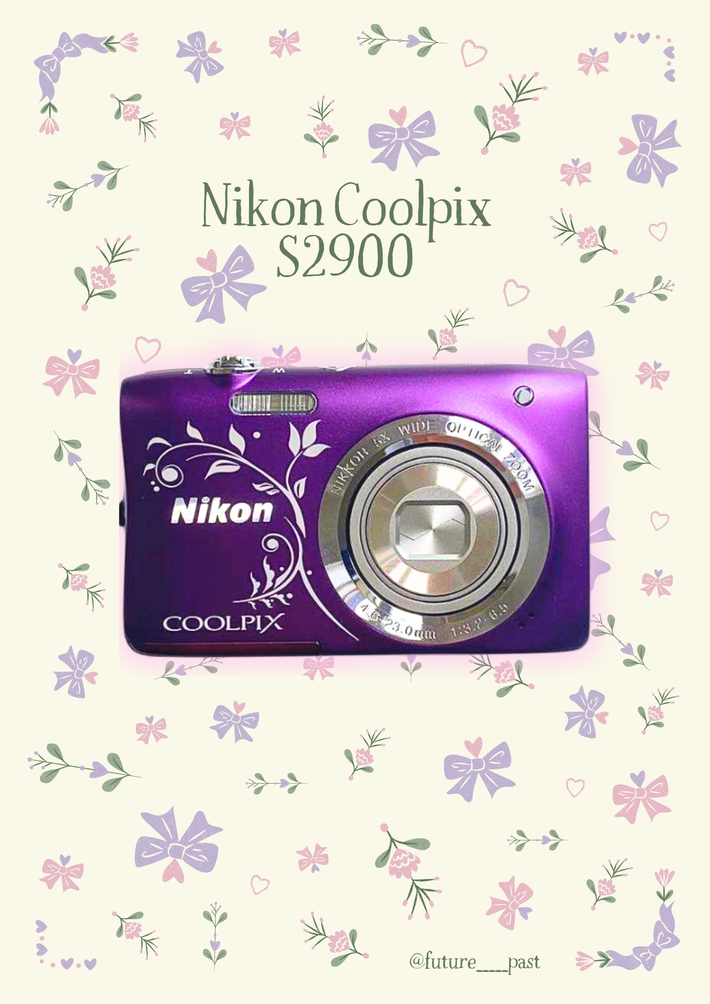 Nikon COOLPIX S2900 Y2Kデコデジ a3761 Amazon.com : Nikon digital camera COOLPIX S2900 (Silver