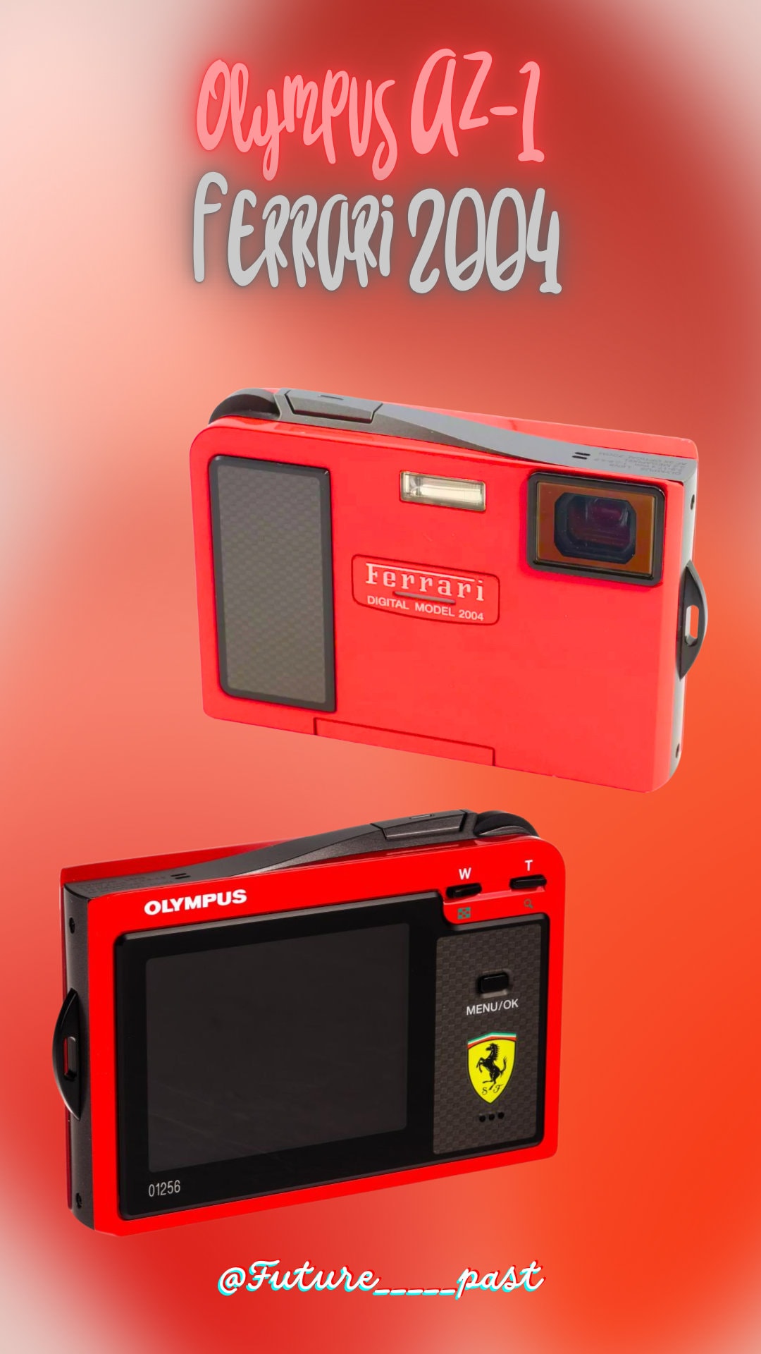 Olympus AZ-1 Ferrari Camera! Super RARE!! Australia