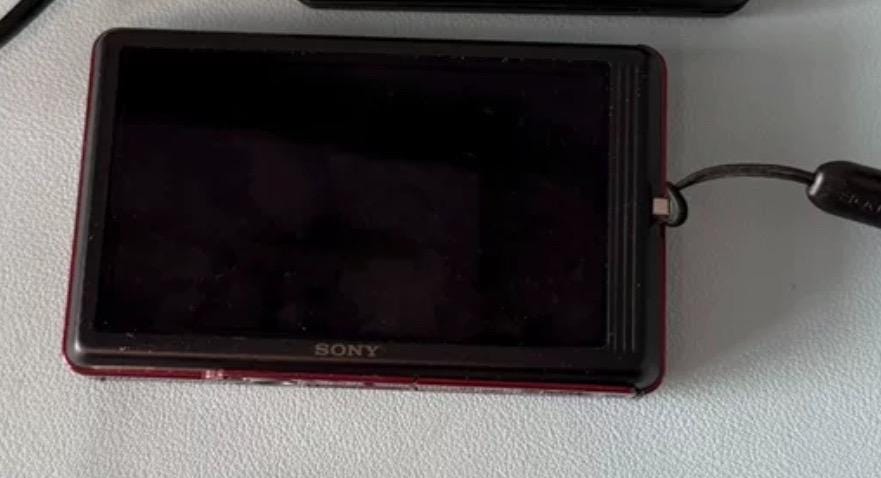 【動作確認済み】SONY CYBER SHOT DSC-TX7 Sony Cyber-shot DSC-TX7 Red 10MP 4x Optical Zoom Digital