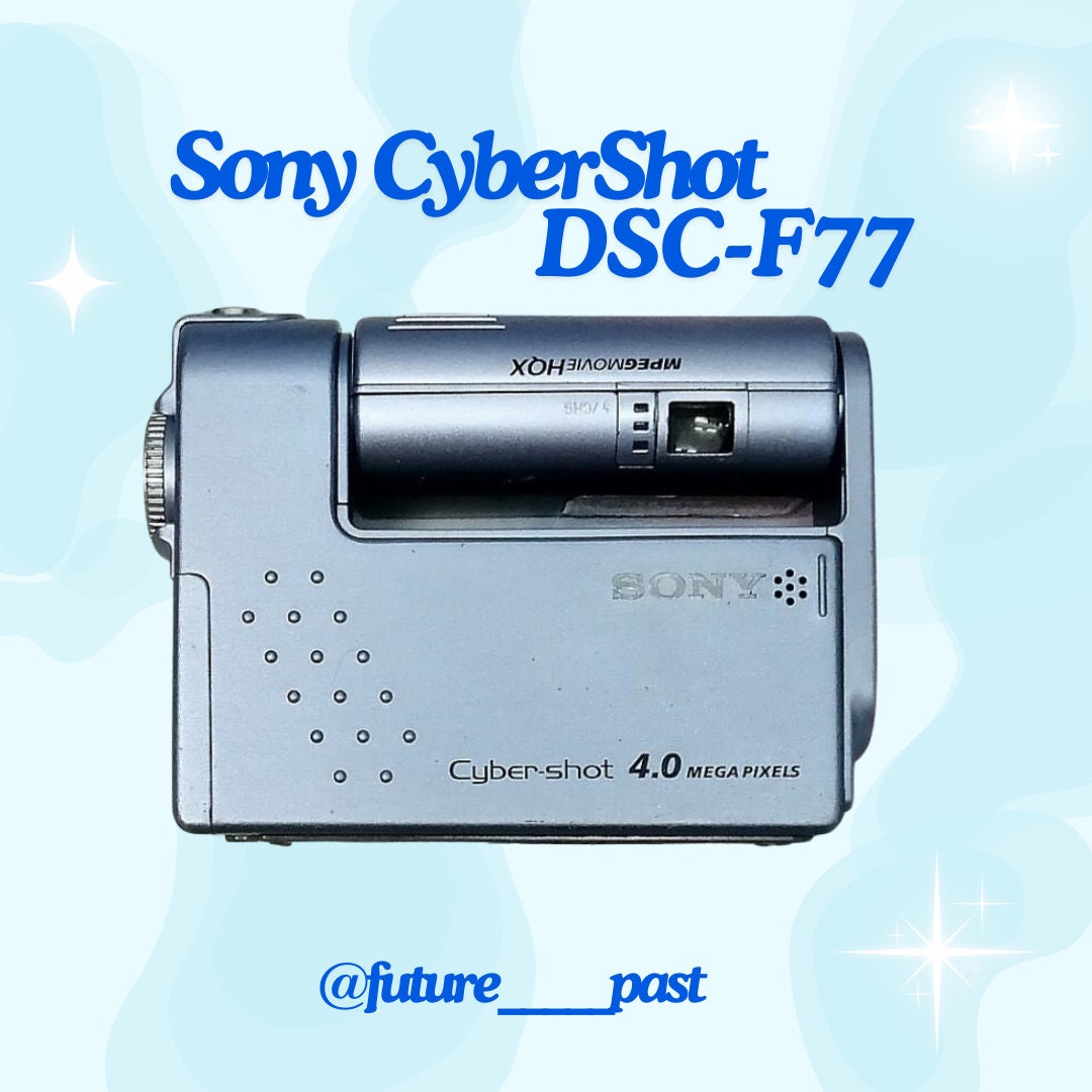 ソニーサイバーショットDSC-F77！アイスブルー - Etsy 日本