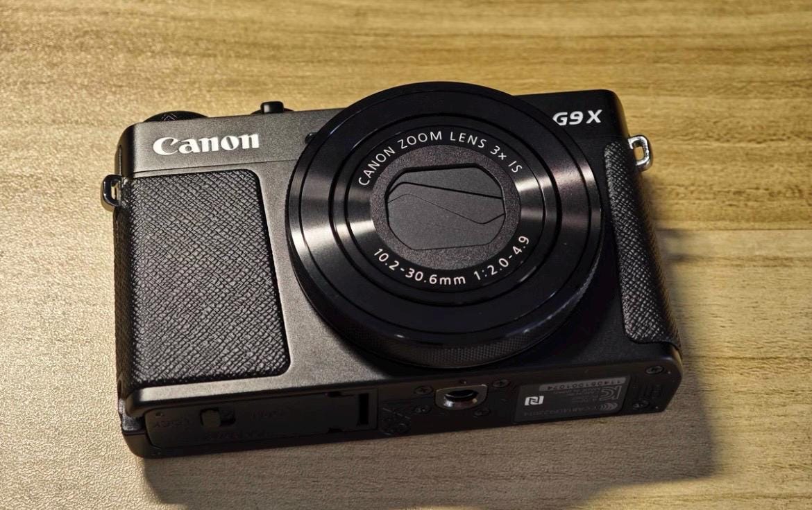 Canon PowerShotG9X Mark2 ブラック Canon PowerShot G9 X Mark II Digital Camera, 20.1 MP CMOS
