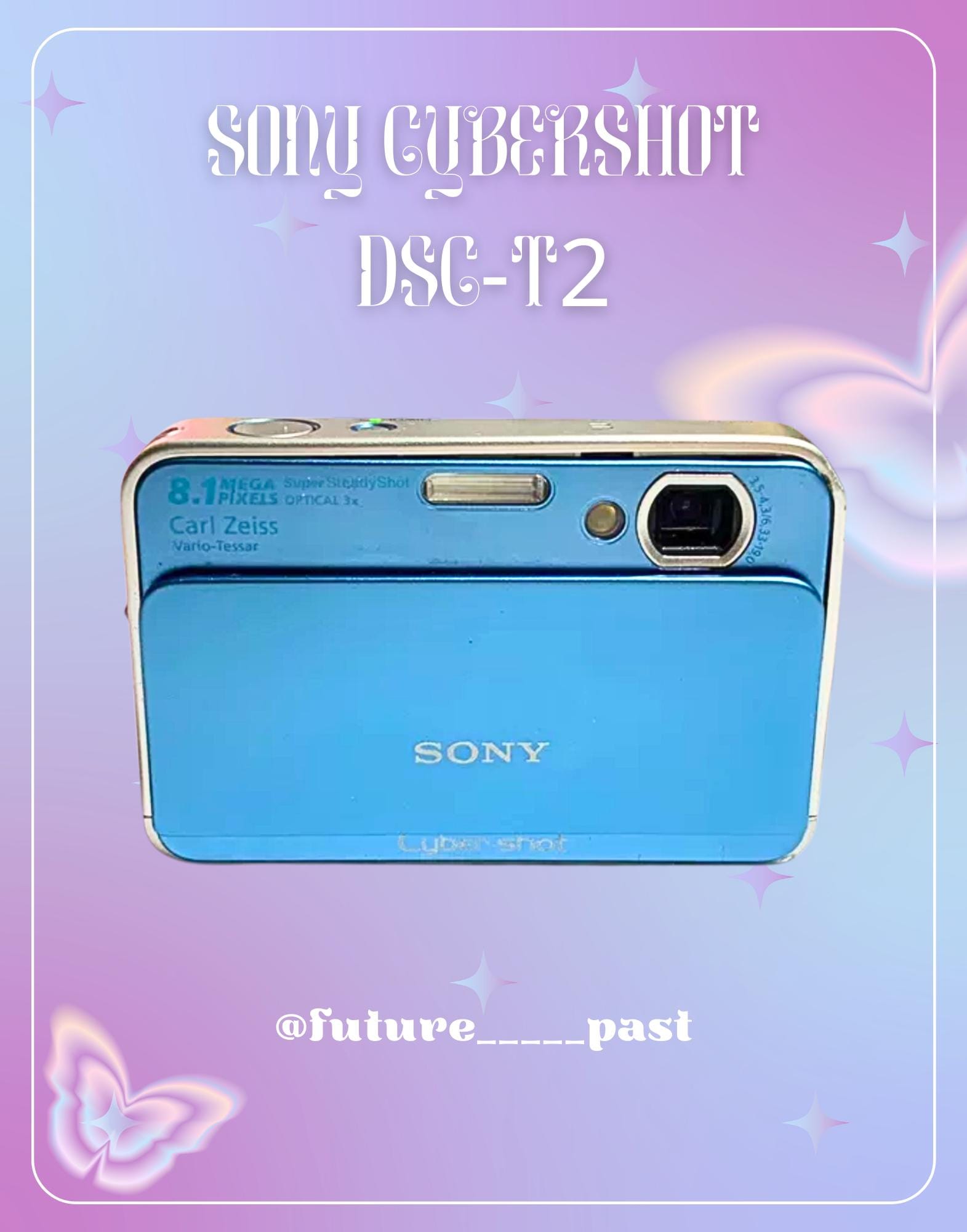 Sony Cybershot DSC-T2! Rare Blue - Etsy Sony Cybershot DSC-T2! Rare Blue - Etsy