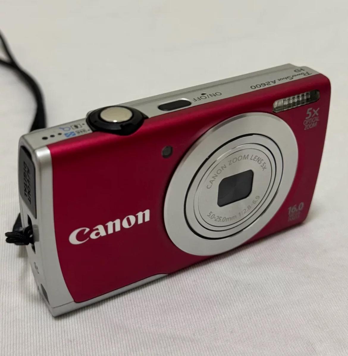 ☆デジカメ☆Canon PowerShot A2600 ピンク ジャンク Canon PowerShot A2600 Pink 16.0MP Digital Camera English