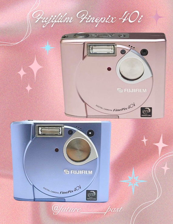 【動作OK】FUJIFILM FinePix 40i デジカメ　単三電池　ピンク Fujifilm Finepix 40i - Etsy