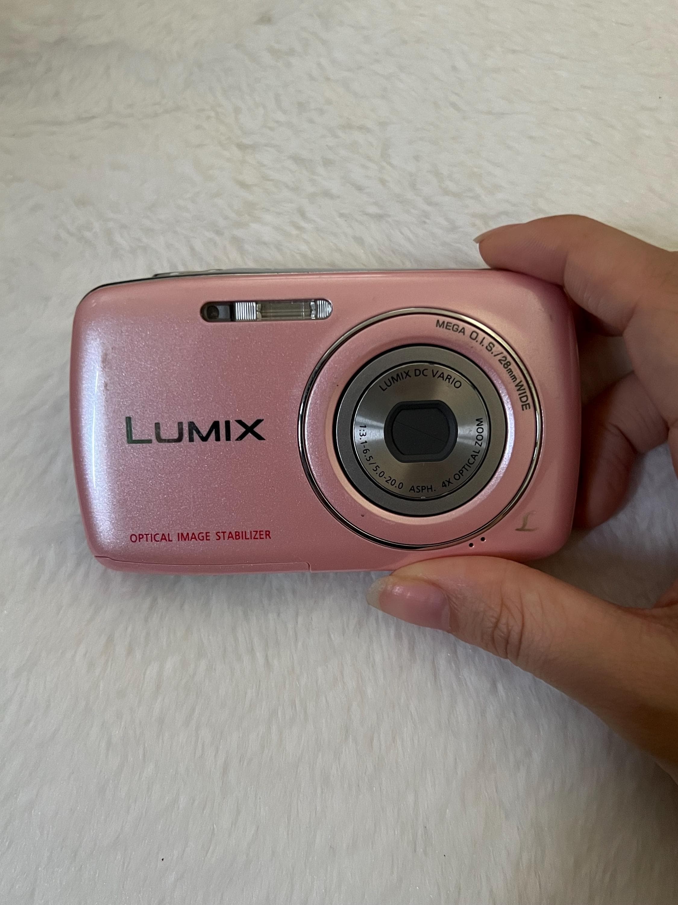 【美品】Panasonic LUMIX DMC-S1　ピンク 中古】 美品 Panasonic LUMIX DMC-S1 ピンク デジカメ