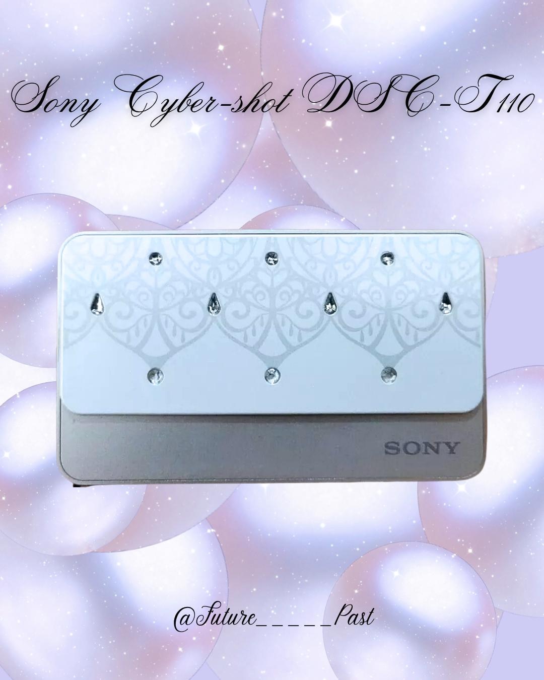 【美品】SONY Cyber-shot DSC-T110 専用ケース付 SONY Digital Camera DSC-T110 Purple Cyber Shot 16.1MP 4x