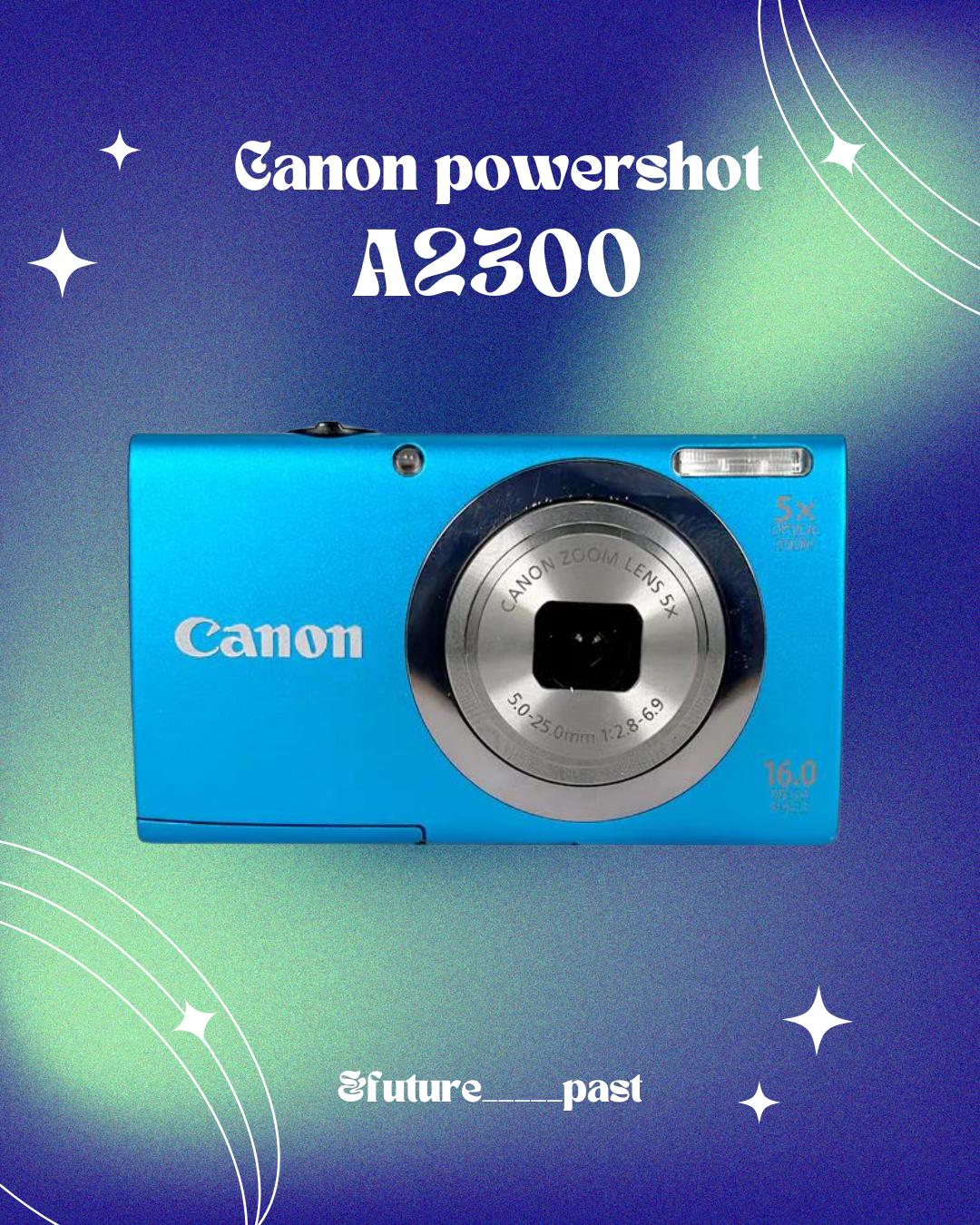 シロ　Canon PowerShot A2300 Canon PowerShot A2300 HD 16.0MP Digital Point & Shoot Camera