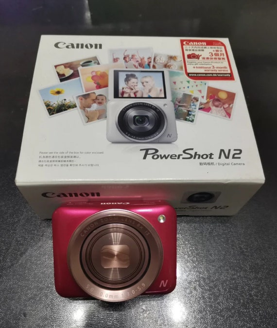 Canon Powershot N2 -pink !RARE! Flip Screen - Etsy Canon Powershot N2 -pink !RARE! Flip Screen - Etsy