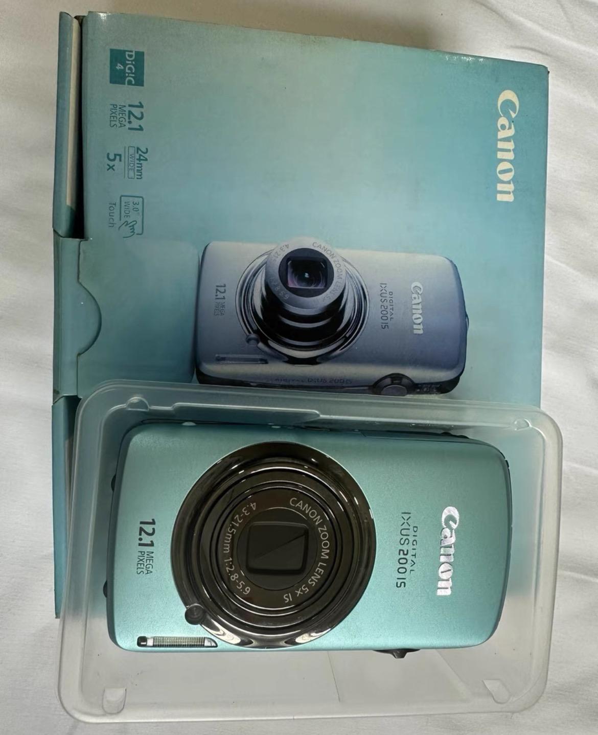 Canon Digital IXUS 200 IS 12.1MP 5x Optical Zoom CCD Digital