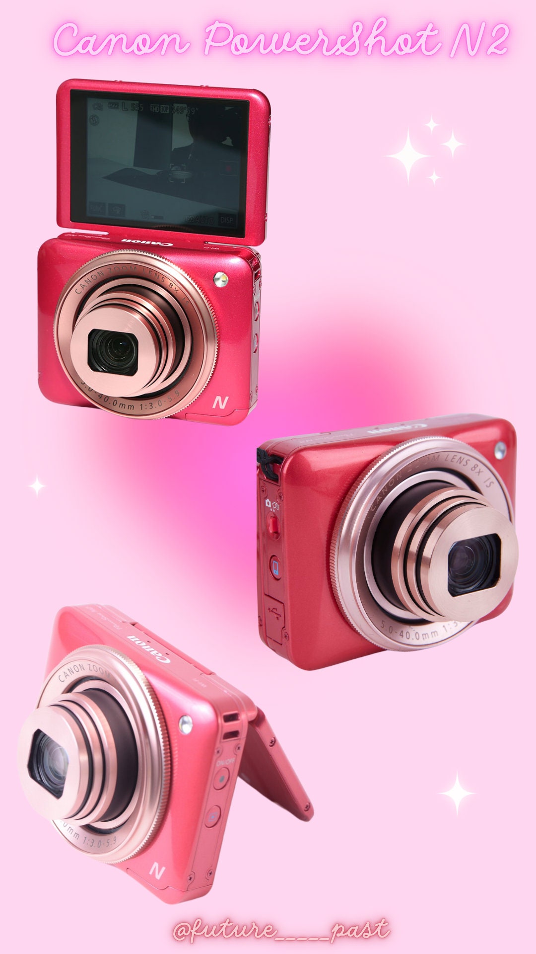 Canon Powershot N2 -pink !RARE! Flip Screen - Etsy Canon Powershot N2 -pink !RARE! Flip Screen - Etsy