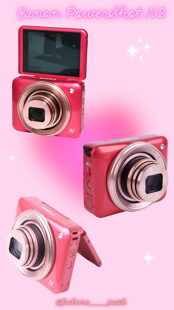 Canon Powershot N2 -pink !RARE! Flip Screen - Etsy Canon Powershot N2 -pink !RARE! Flip Screen - Etsy
