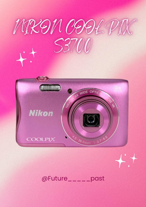 NIKON COOLPIX S3700 ! Pink - Etsy NIKON COOLPIX S3700 ! Pink - Etsy