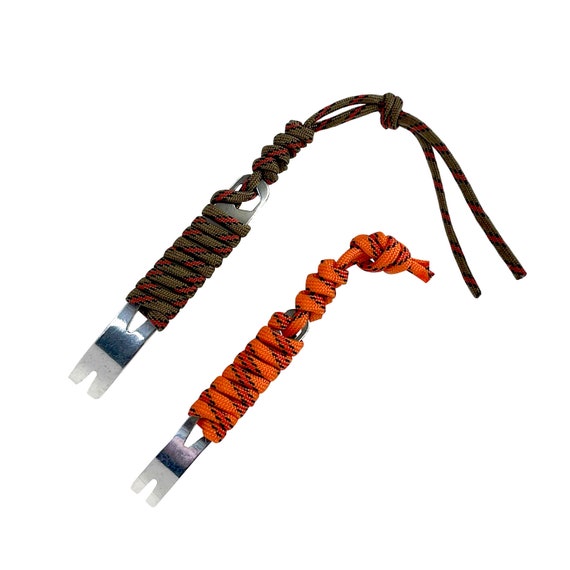 Heavy Duty Crowbar set of 2 Mini Pry Bar W Paracord Rope Etsy