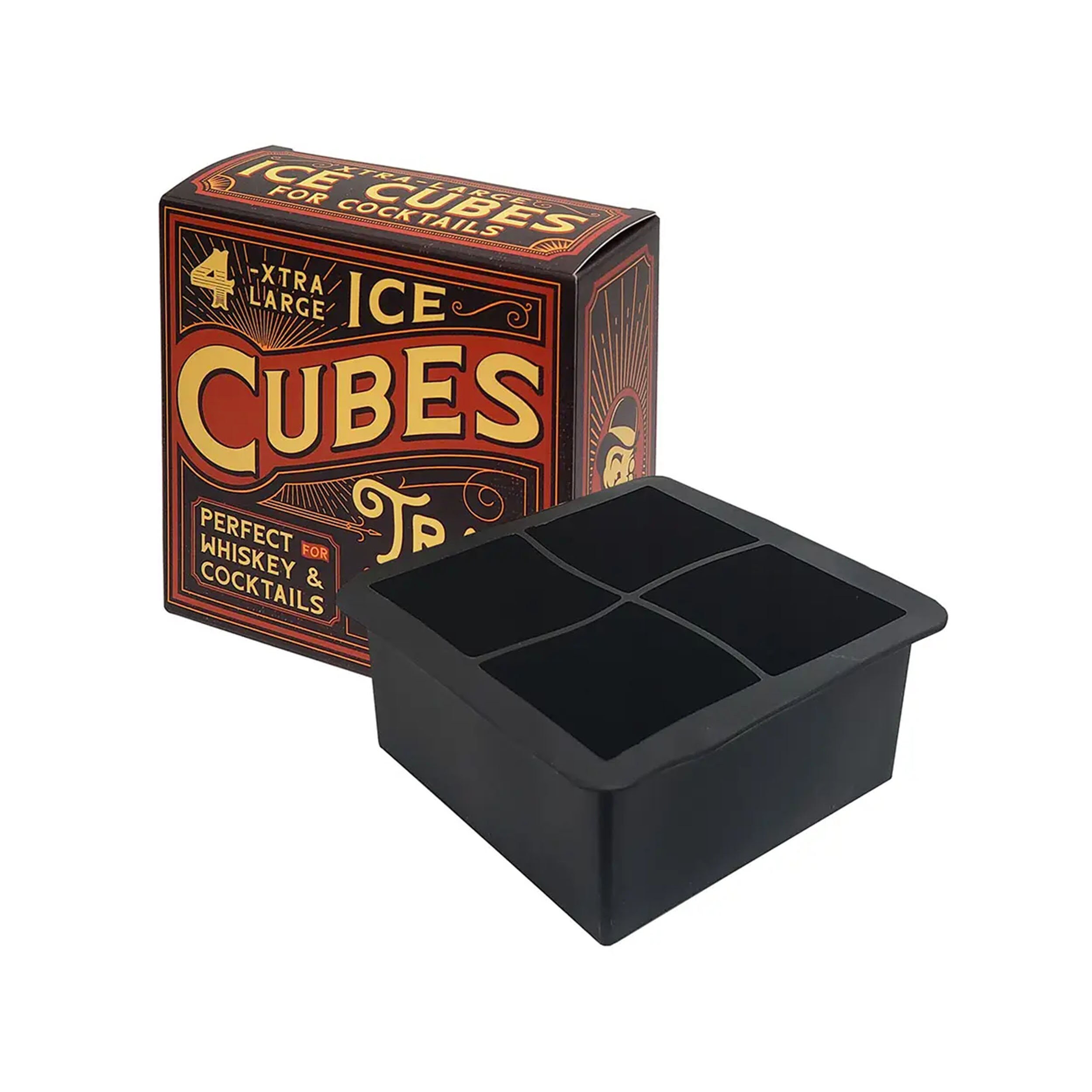 Large Cocktail Ice Cube Tray silicone Trixie & Milo 