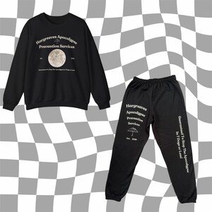 Umbrella academy sweatshirt and sweatpants set | Hargreeves apocalypse prevention services