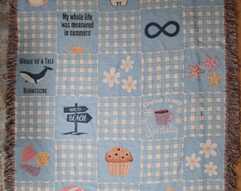 The Summer House Woven Blanket