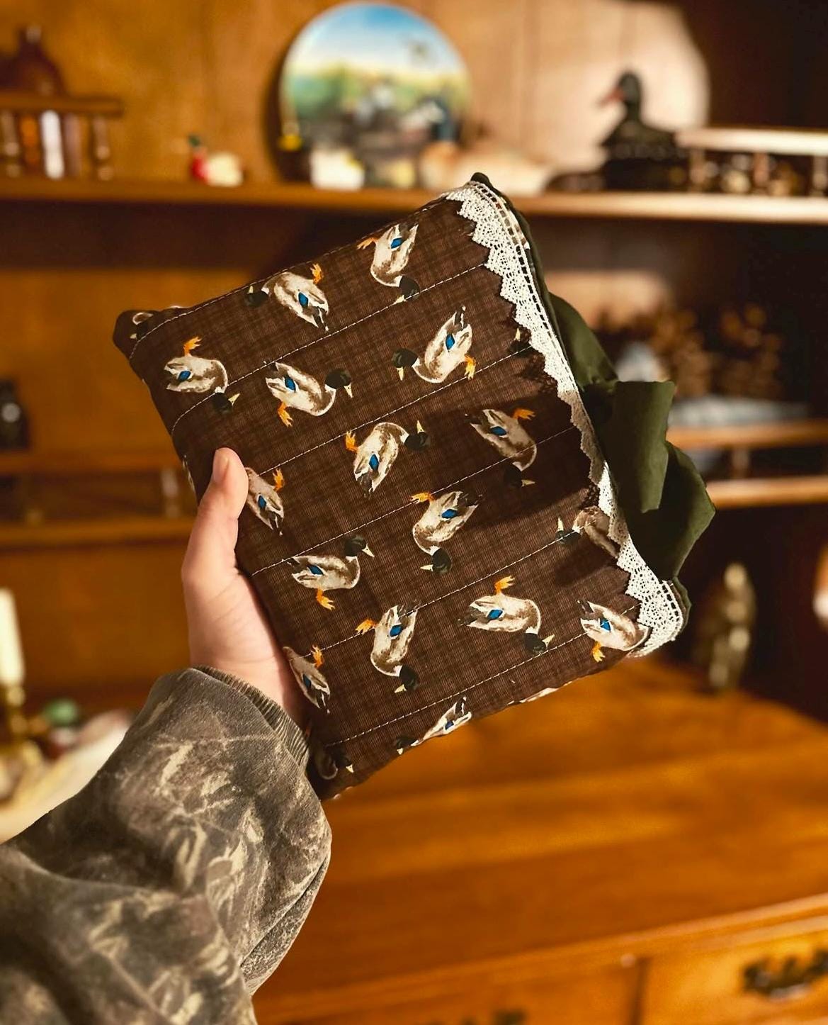Duck Bible Bow Sleeve Cover | Protective Bible Cover with Bow | Stylish Bible Accessory | Gift for Women | Personalized Bible Case