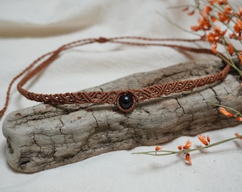 fluctus - Macrame Choker Necklace - Customizable