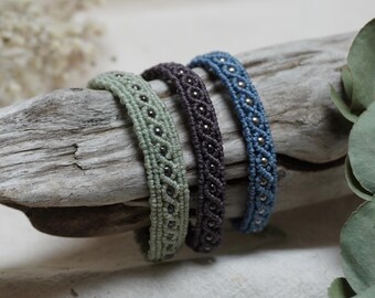 trame - Macrame bracelet - Personalizable