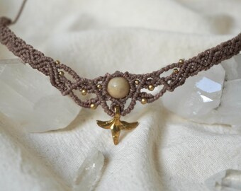 nexa - Macrame Choker Necklace - Customizable