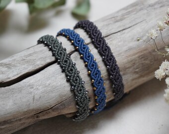 caelina - macrame bracelet - customizable