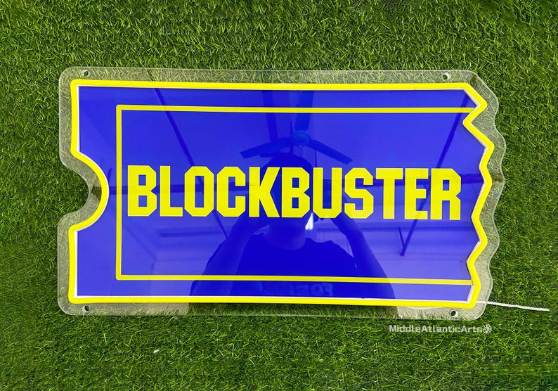 Blockbuster Video Sign, Blockbuster-inspired Decor, Home Theater ...