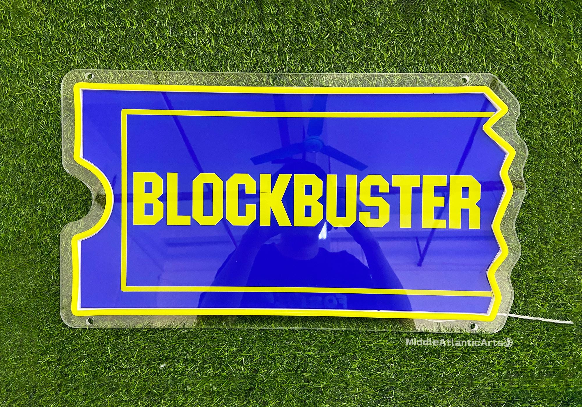 Blockbuster Video Decoration 3d Printed Sign Extra Large XL 9x4.5x.6