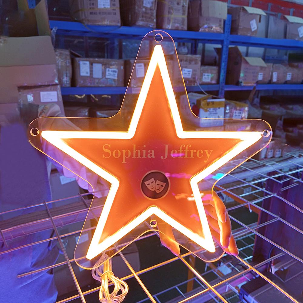 Personalized Your Own Name Hollywood Walk of Fame Neon Sign