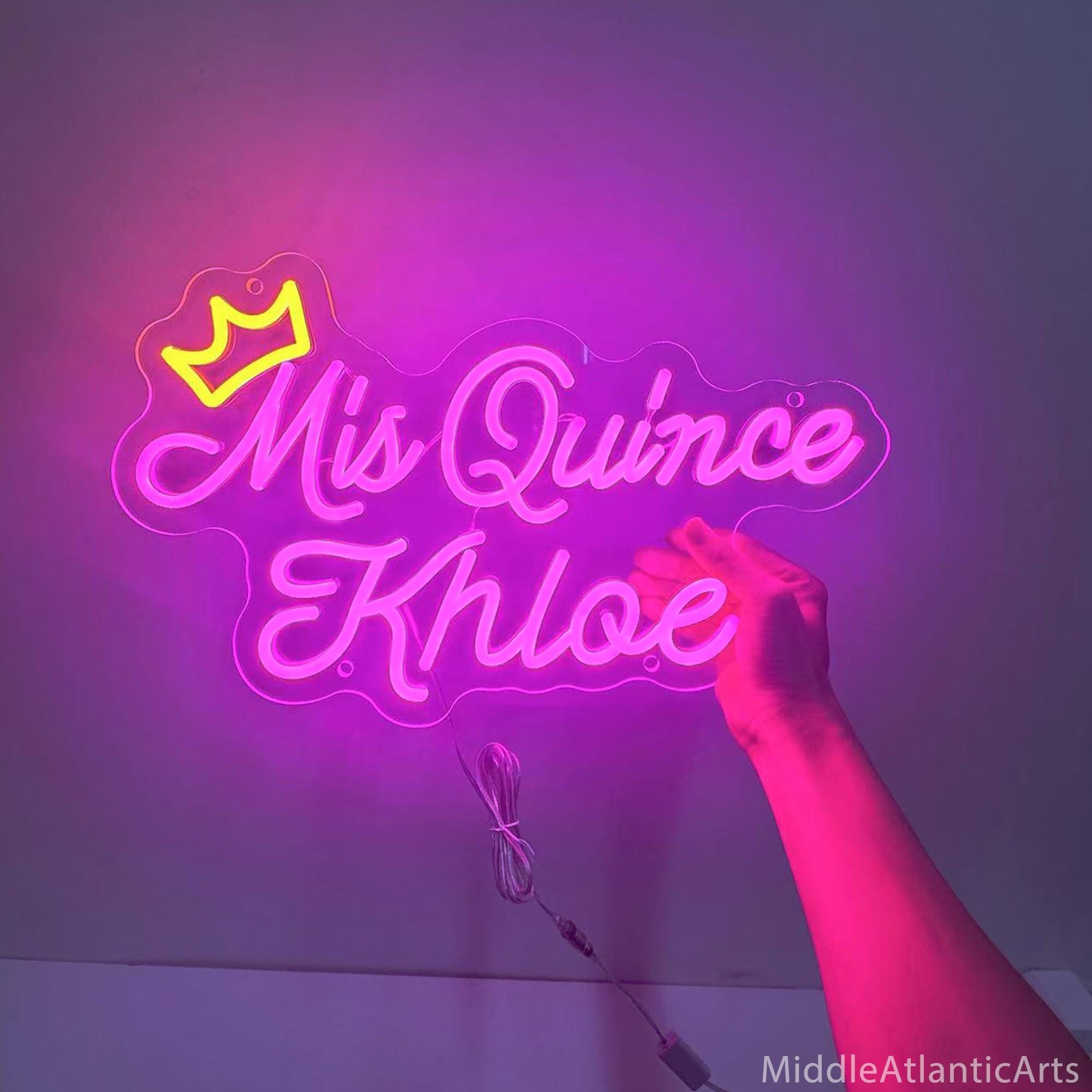 Mis Sign Custom Mis Quince Neon Sign: Personalized 15th Birthday Party Decor - Etsy