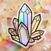Maggie Gonzalez reviewed Holographic Crystal Cluster Sticker - Die Cut 3" Vinyl Decal - Rainbow Metaphysical Crystal Gem Gemstone Quartz Witch Laptop Sticker