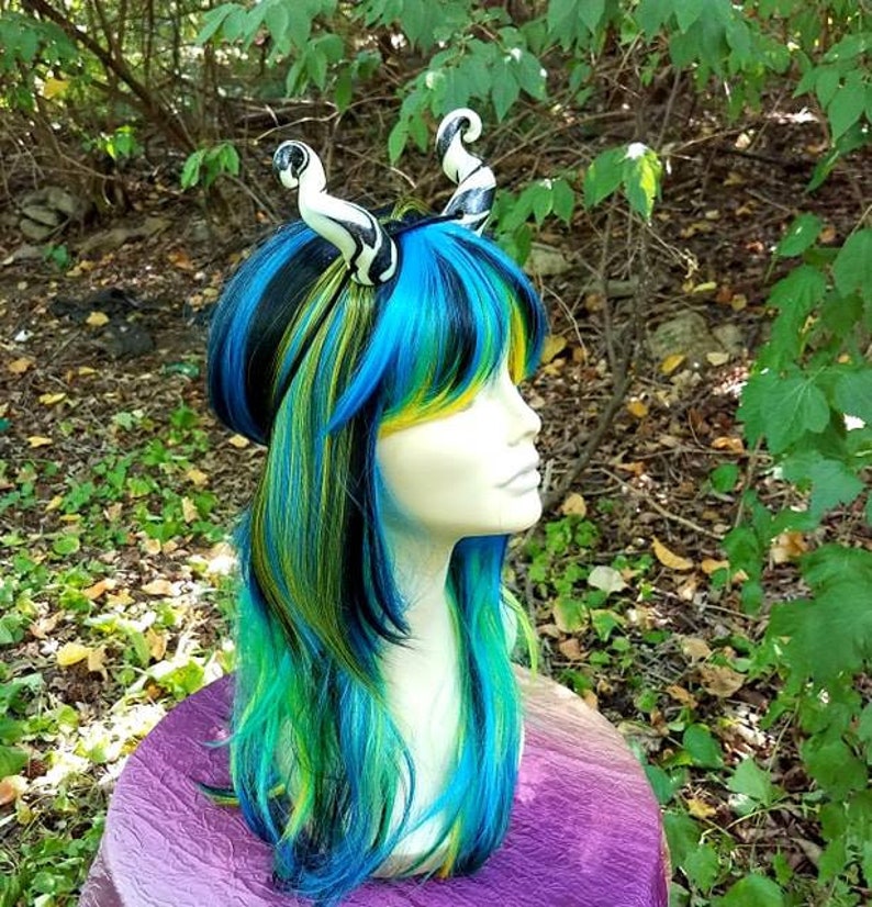 Swirl & Sparkle Glow in the Dark Fairy Costume Horns Made to Etsy