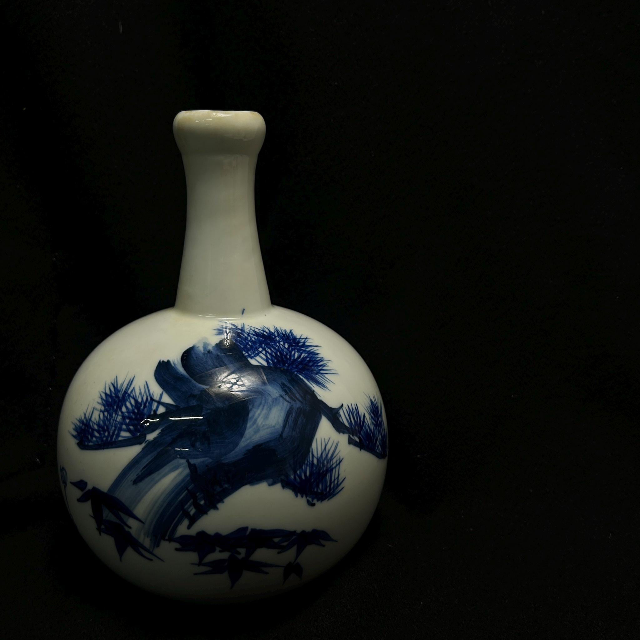 Japanese blue vase - Etsy 日本