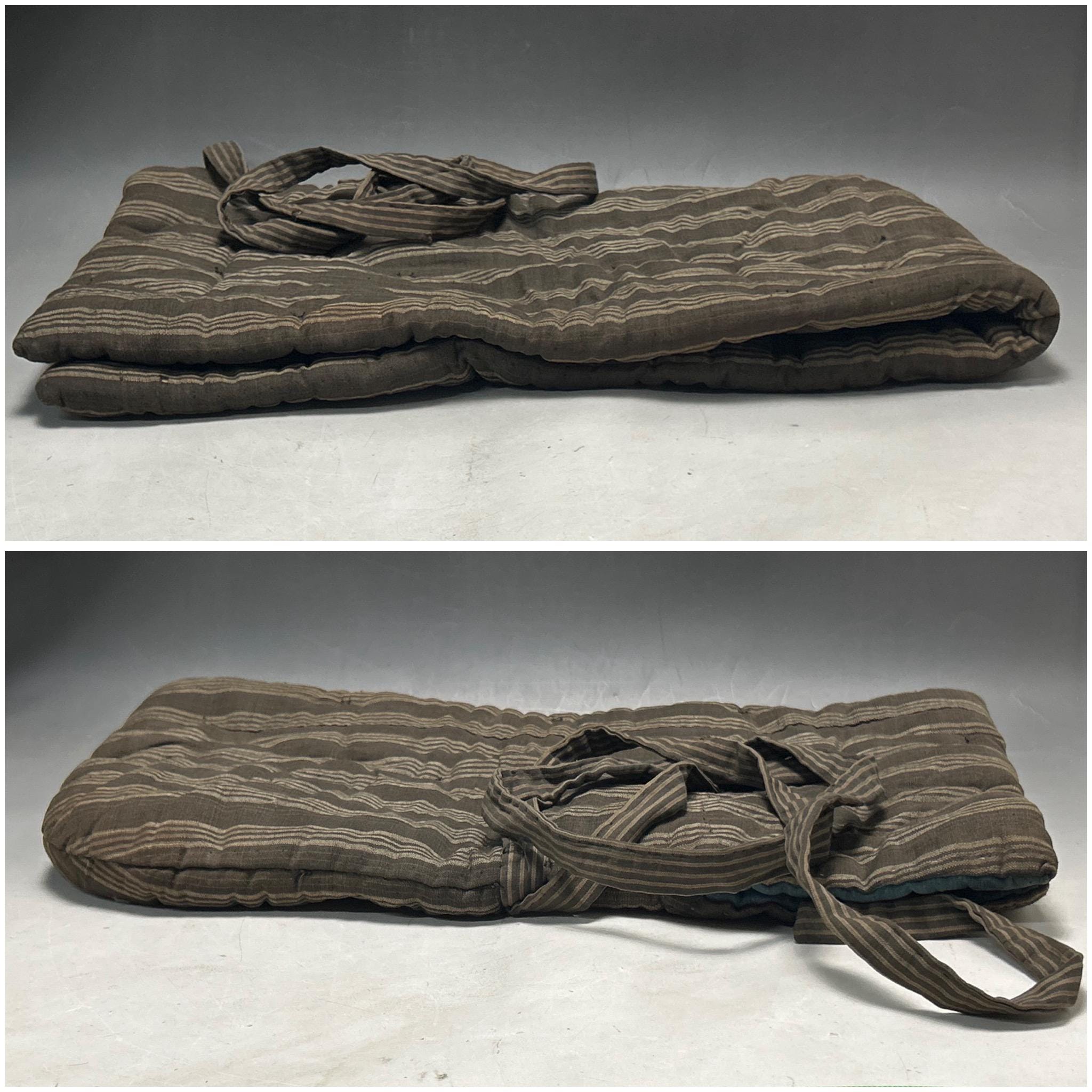 あおい工芸 Vintage Japanese Indigo Dyed Padding Zukin/boro/aizome