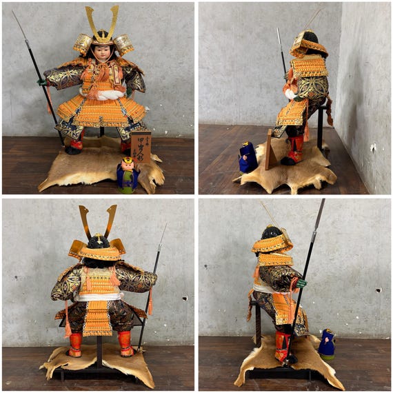 Traditional Japanese May Dolls by Saburoumaru (三郎麿) / Handmade